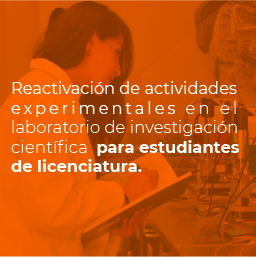 Reactivación de actividades experimentales en el laboratorio  de investigación  científica para estudiantes de licenciatura
