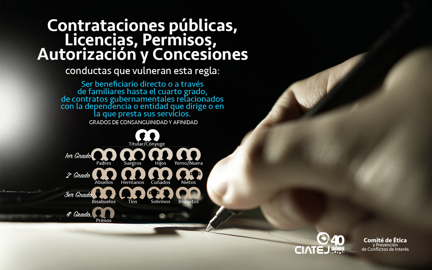 Contrataciones públicas, Licenciaturas, Permisos, Autorización y Concesiones.
